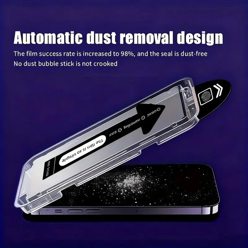 vidrio templado más resistente, fácil de aplicar y sin burbujas