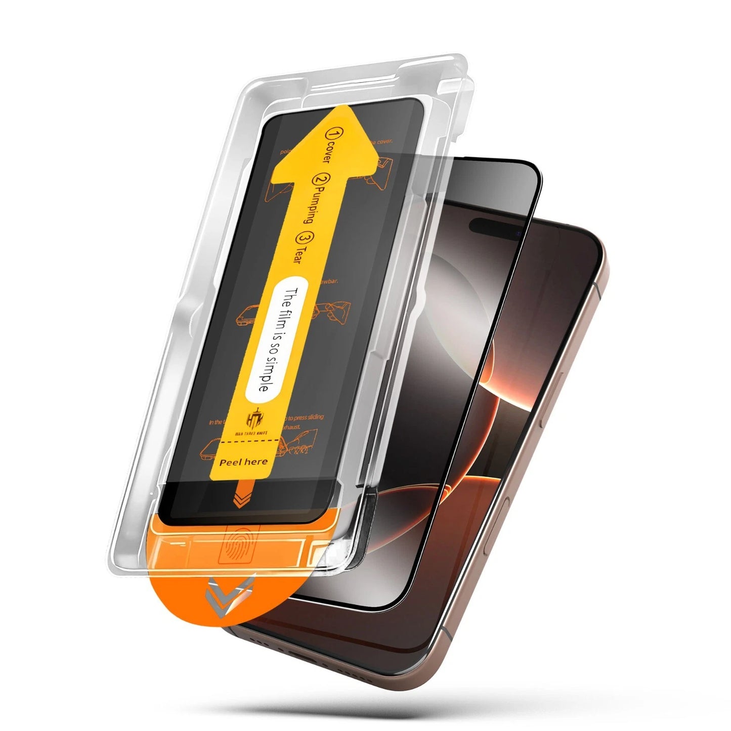 vidrio templado más resistente, fácil de aplicar y sin burbujas